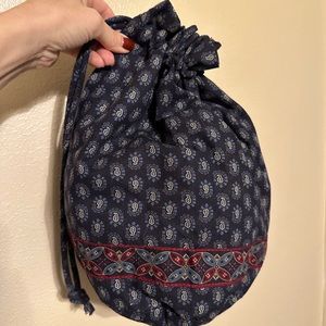 RARE - retired pattern Vera Bradley ditty bag. Drawstring lined bag.